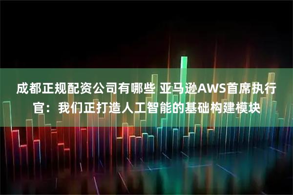 成都正规配资公司有哪些 亚马逊AWS首席执行官：我们正打造人工智能的基础构建模块